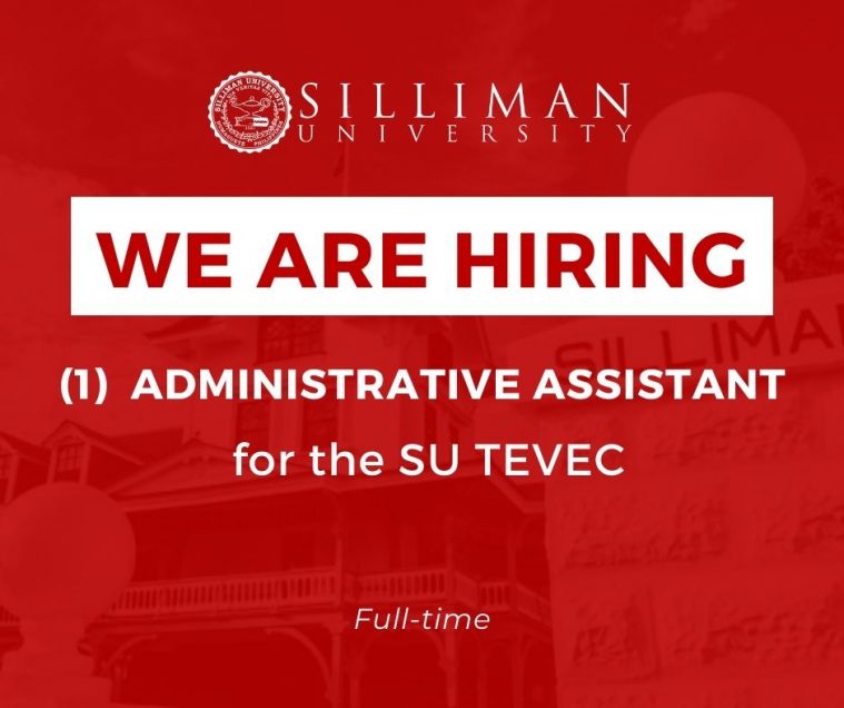 HIRING: one (1) Full-time Administrative Assistant at the SU TEVEC